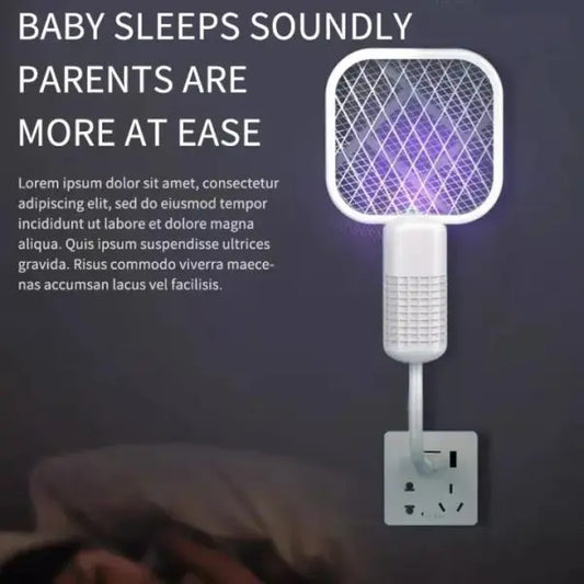 Portable USB Bug Zapper Racket with UV Light Techni Product