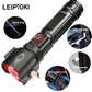 Tactical LED _ZOOM Flashlight -with Hammer