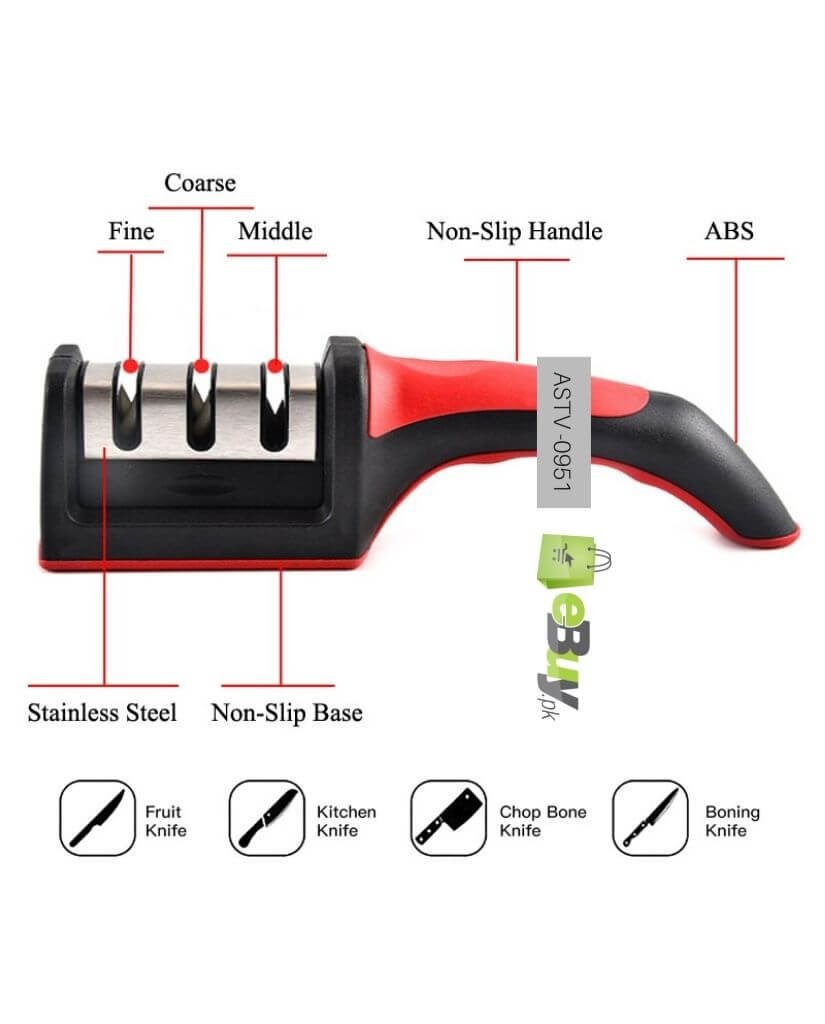 3-in-1 Kitchen Sharpener & Peeler Tool