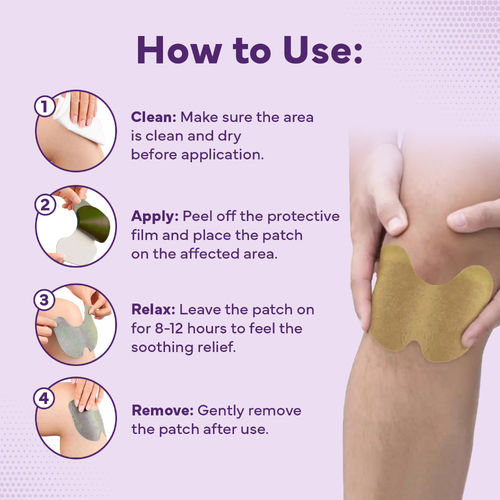 Herbal Knee Pain Relief Patch – Pack of 10