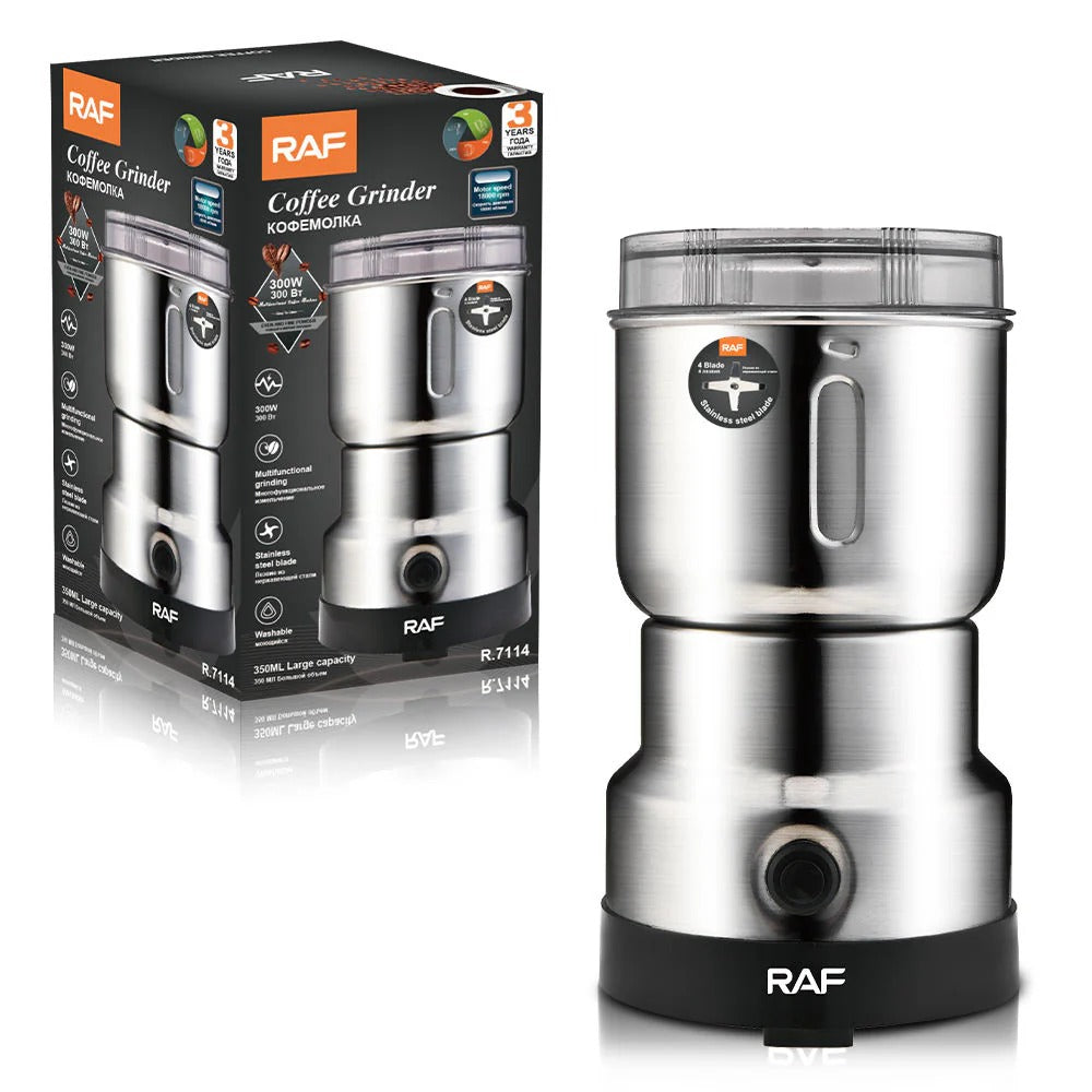 Electric Coffee & Spice Grinder -Stainless Steel