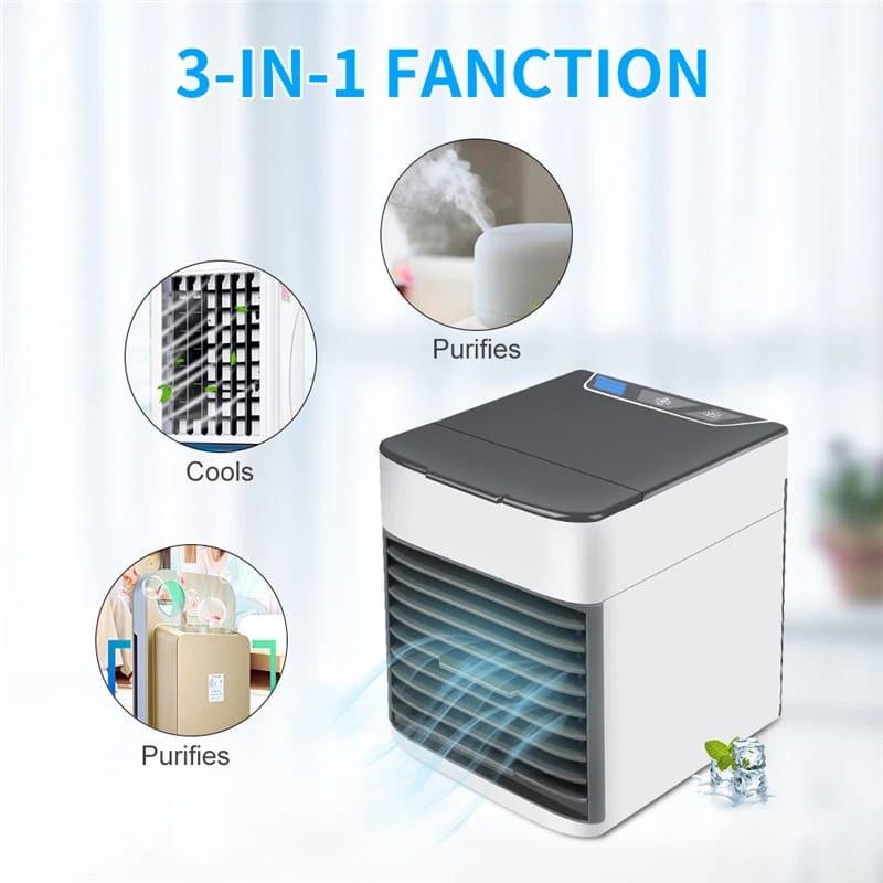 Portable USB Air Cooler Fan & Humidifier