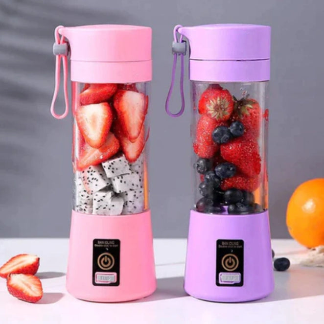 Portable 6-Blade USB Rechargeable Juicer Blender