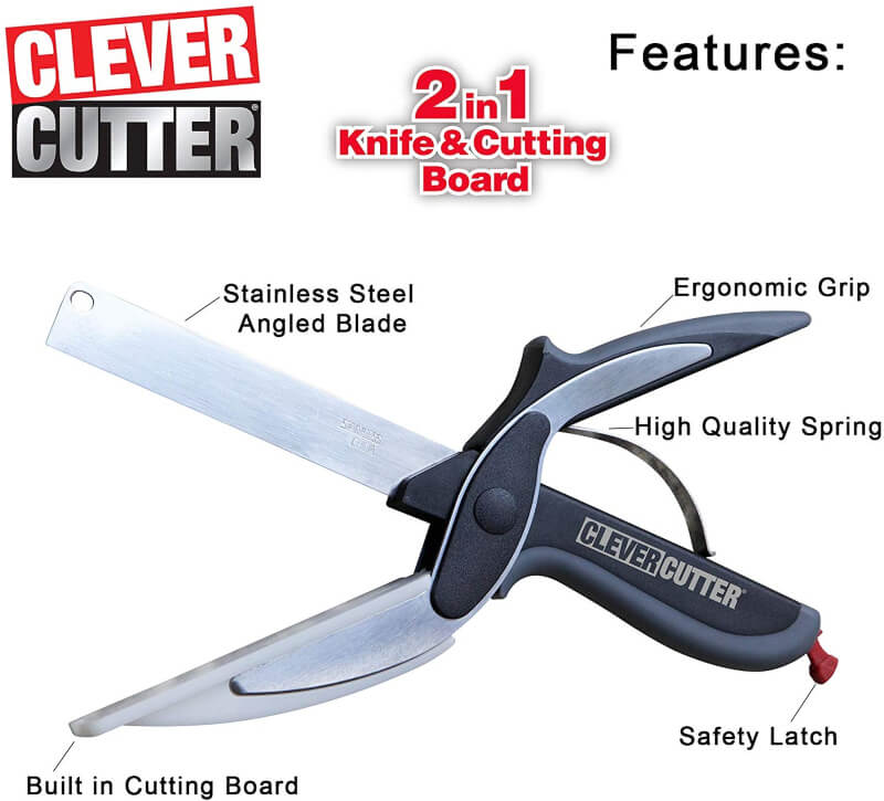 2-in-1 Clever Cutter Kitchen Scissors