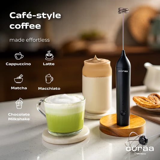 2-in-1 Electric Milk Frother & Coffee Beater