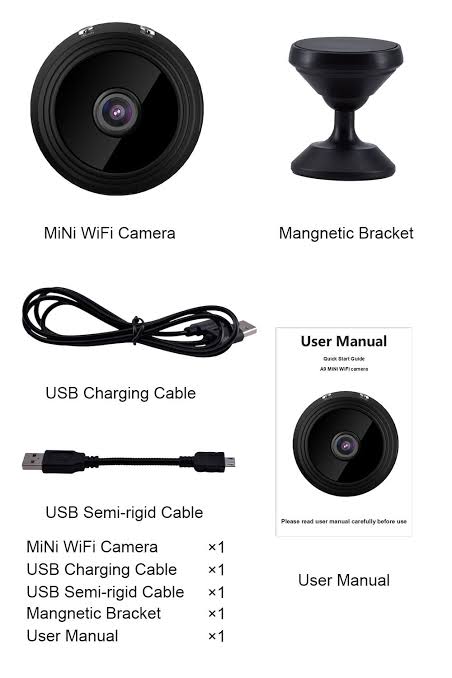 A9 Mini WiFi Camera – HD Magnetic Security Camera